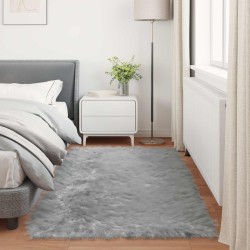 Tapis en fausse TAFALLA Gris 100 x 200 cm Polyester 513796513796