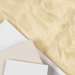 Tapis en fausse TAFALLA Crème 80 x 200 cm Polyester 513797513797