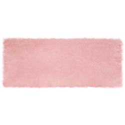 Tapis en fausse TAFALLA Rose 80 x 200 cm Polyester 513798513798