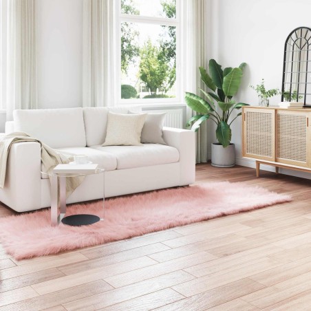 Tapis en fausse TAFALLA Rose 80 x 250 cm Polyester 513802513802