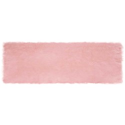 Tapis en fausse TAFALLA Rose 80 x 250 cm Polyester 513802513802