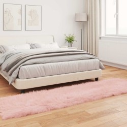 Tapis en fausse TAFALLA Rose 80 x 250 cm Polyester 513802513802