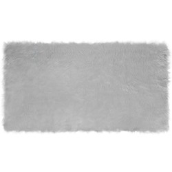 Tapis en fausse TAFALLA Gris 60 x 110 cm Polyester 513803513803