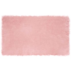 Tapis en fausse TAFALLA Rose 100 x 200 cm Polyester 513804513804