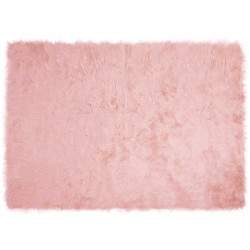 Tapis en fausse TAFALLA Rose 140 x 200 cm Polyester 513806513806