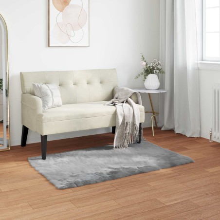 Tapis en fausse TAFALLA Gris 80 x 150 cm Polyester 513808513808