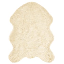 Tapis en fausse TAFALLA Crème 80 x 120 cm Polyester 513809513809