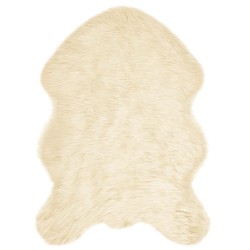 Tapis en fausse TAFALLA Crème 60 x 90 cm Polyester 513811513811