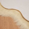 Tapis en fausse TAFALLA Crème 60 x 90 cm Polyester 513811513811