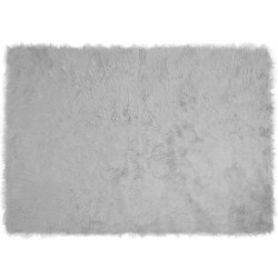 Tapis en fausse TAFALLA Gris 140 x 200 cm Polyester 513815513815