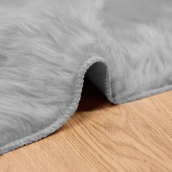 Tapis en fausse TAFALLA Gris 120 x 170 cm Polyester 513816513816