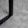 Tapis en fausse TAFALLA Gris 80 x 200 cm Polyester 513819513819