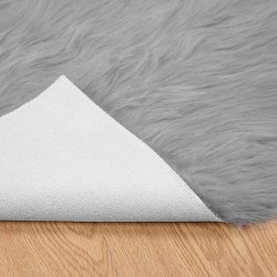 Tapis en fausse TAFALLA Gris 80 x 200 cm Polyester 513819513819