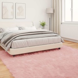 Tapis en fausse TAFALLA Rose 240 x 240 cm Polyester 513822513822