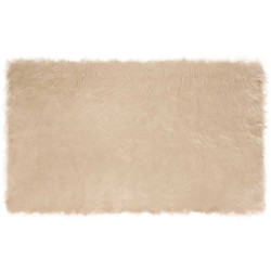 Tapis en fausse TAFALLA Beige 100 x 200 cm Polyester 513840513840