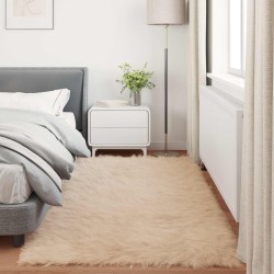 Tapis en fausse TAFALLA Beige 100 x 200 cm Polyester 513840513840