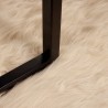 Tapis en fausse TAFALLA Beige 80 x 200 cm Polyester 513841513841