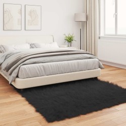 Tapis en fausse TAFALLA Noir 120 x 120 cm Polyester 513842513842