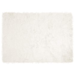 Tapis en fausse TAFALLA Blanc 120 x 170 cm Polyester 513843513843