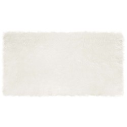 Tapis en fausse TAFALLA Blanc 80 x 150 cm Polyester 513846513846