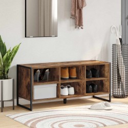 Cabinet à chaussures avec stockage Chêne Fumé 100 x 35 x 44 cm 513852513852