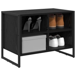Cabinet à chaussures avec stockage Chêne noir 60 x 35 x 44 cm 513855513855