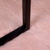 Tapis en fausse TAFALLA Rose 80 x 120 cm Polyester 513856513856