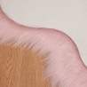 Tapis en fausse TAFALLA Rose 60 x 90 cm Polyester 513857513857