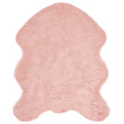 Tapis en fausse TAFALLA Rose 50 x 80 cm Polyester 513858513858