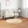 Tapis en fausse TAFALLA Crème Ø 100 cm Polyester 513861513861