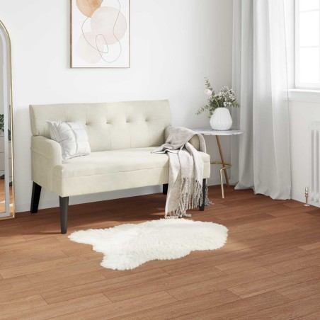 Tapis en fausse TAFALLA Blanc 60 x 90 cm Polyester 513864513864