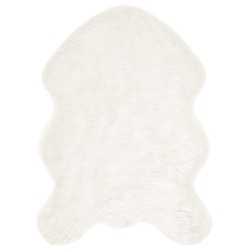 Tapis en fausse TAFALLA Blanc 60 x 90 cm Polyester 513864513864