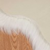 Tapis en fausse TAFALLA Blanc 60 x 90 cm Polyester 513864513864