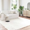 Tapis en fausse TAFALLA Blanc 200 x 200 cm Polyester 513869513869