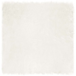 Tapis en fausse TAFALLA Blanc 200 x 200 cm Polyester 513869513869