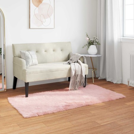 Tapis en fausse TAFALLA Rose 80 x 150 cm Polyester 513875513875