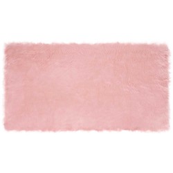 Tapis en fausse TAFALLA Rose 80 x 150 cm Polyester 513875513875