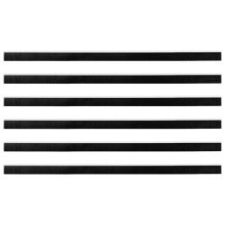 Brosses d'étanchéité pour porte à visser 6 pcs Blanc 100 cm 513880513880