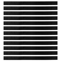 Brosses d'étanchéité pour porte à visser 12 pcs Blanc 100 cm 513889513889