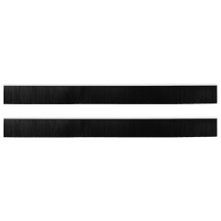 Brosses de porte adhésives 2 pcs Blanc 100 cm 513892513892