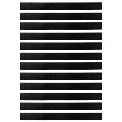 Brosses d'étanchéité pour porte à visser 12 pcs Blanc 100 cm 513898513898