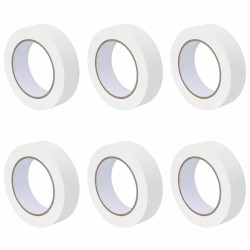 Rubans de masquage pour peintre 6 pcs Blanc 30mm x 50m Papier 513905513905