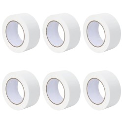 Rubans de masquage pour peintre 6 pcs Blanc 50 mm x 50 m Papier 513921513921