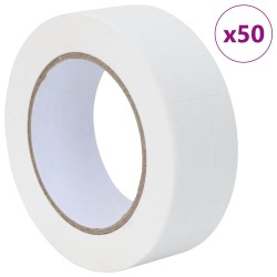 Rubans de masquage pour peintre 50 pcs Blanc 38mm x 50m Papier 513922513922