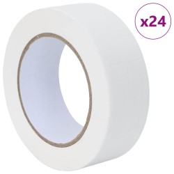 Rubans de masquage pour peintre 24 pcs Blanc 38mm x 50m Papier 513923513923