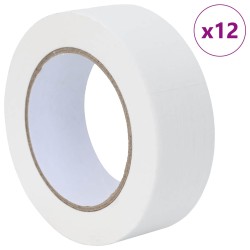 Rubans de masquage pour peintre 12 pcs Blanc 38mm x 50m Papier 513924513924