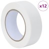 Rubans de masquage pour peintre 12 pcs Blanc 38mm x 50m Papier 513924513924