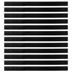 Brosses de porte adhésives 12 pcs Blanc 100 cm 513928513928