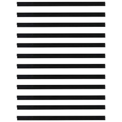 Brosses de porte adhésives 12 pcs Noir 100 cm 513930513930