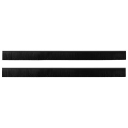 Brosses de porte adhésives 2 pcs Noir 100 cm 513935513935